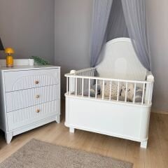 Aura & Myra Büyüyen Beşikli Bebek Odası, Yatak Dahil