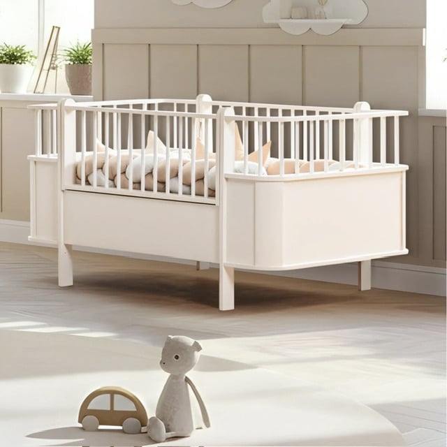 Zen MDF Büyüyen Beşik - Krem