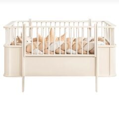Zen MDF Büyüyen Beşik - Krem
