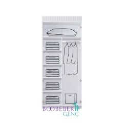 Hera 4 Kapılı Kitaplıklı Dolap